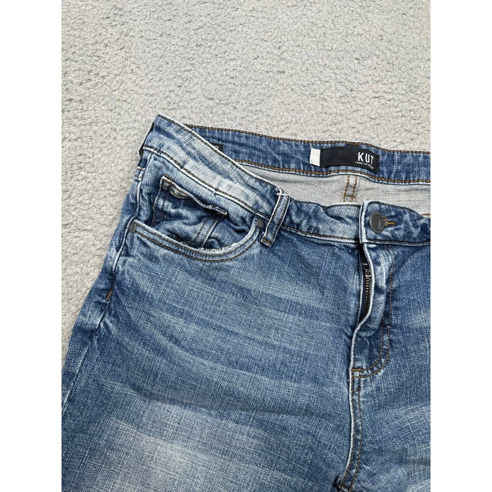 Kut from the Kloth Bermuda denim shorts sz 10 - Picture 4 of 10